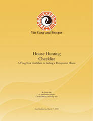 House Buying House Hunting Checklist - Yin Yang and Prosper
